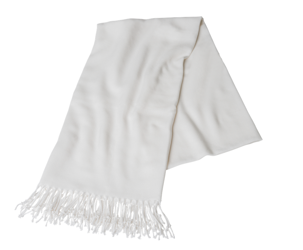 Off-White Pashmina Shawl (Rental)