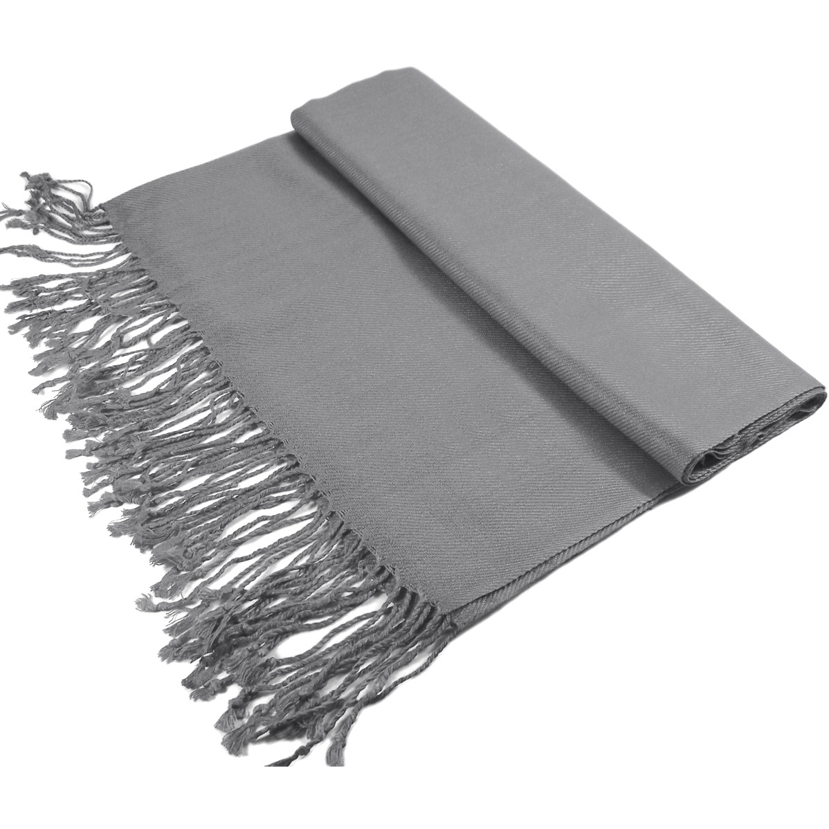 Gray Lightweight Pashmina Shawl β Soft, Elegant Wrap for Every Occasion