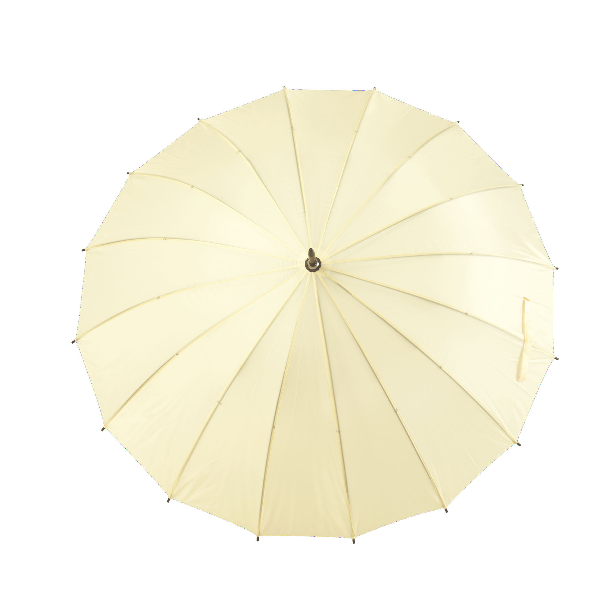 Cream Large 16-Panel Umbrella