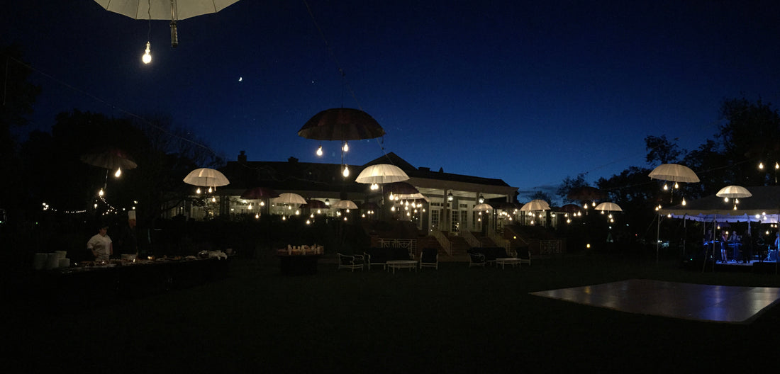 Inspiration | Umbrella Chandelier Installation