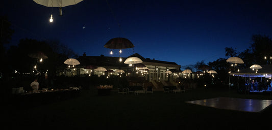 Inspiration | Umbrella Chandelier Installation