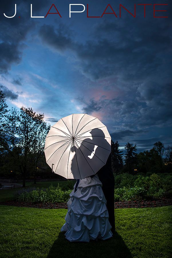 White Large 16-Panel Umbrella