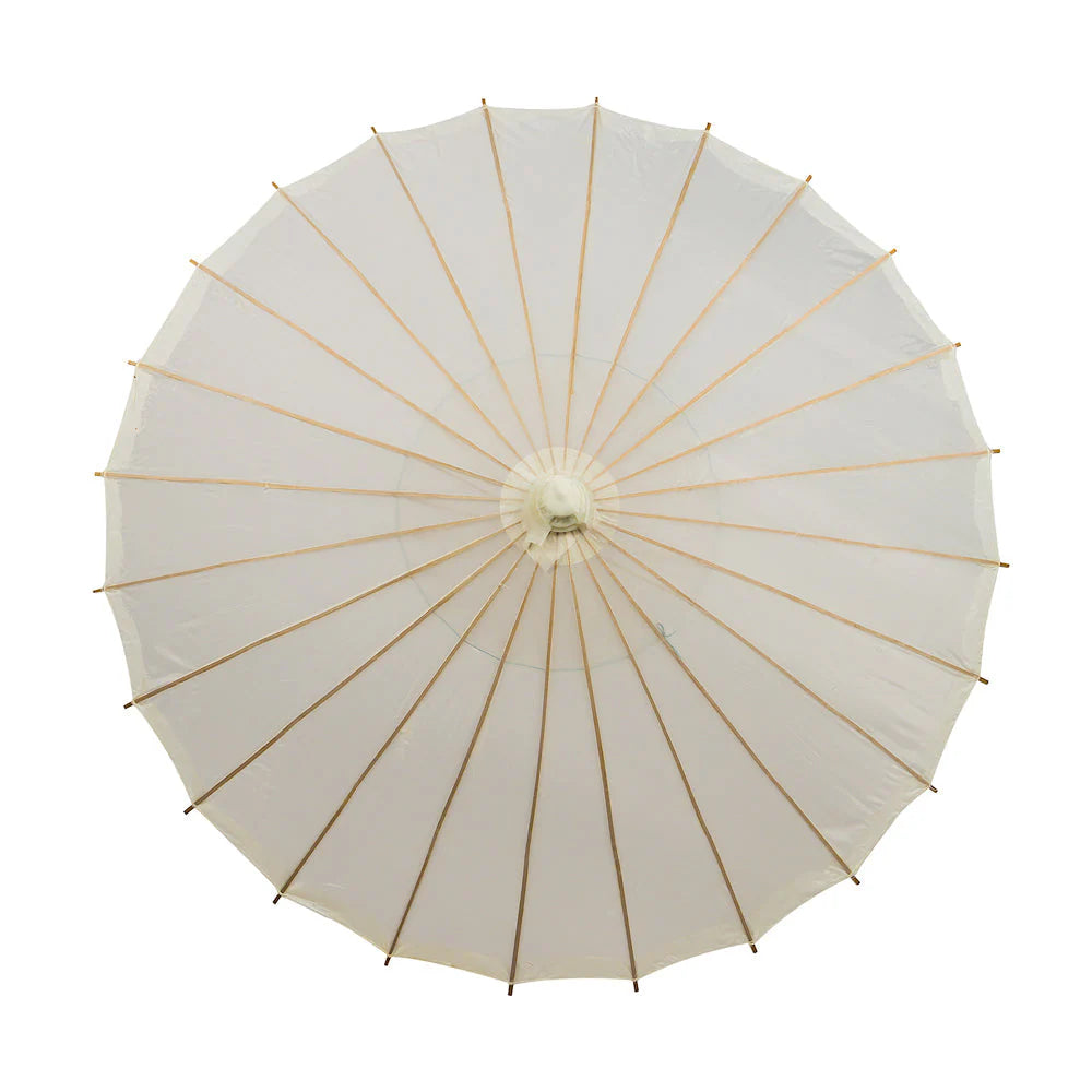 Beige Nylon Parasol