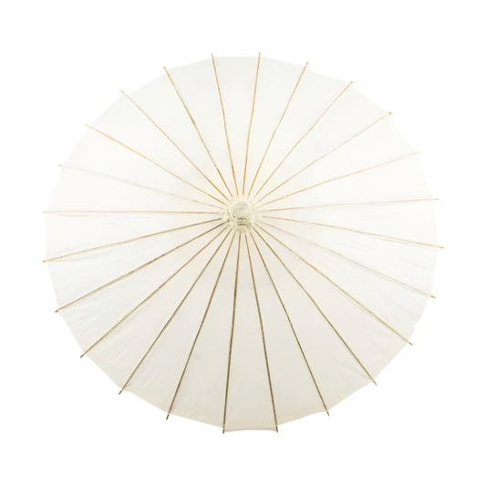 Beige Paper Parasol for weddings, outdoor events, and sun protection
