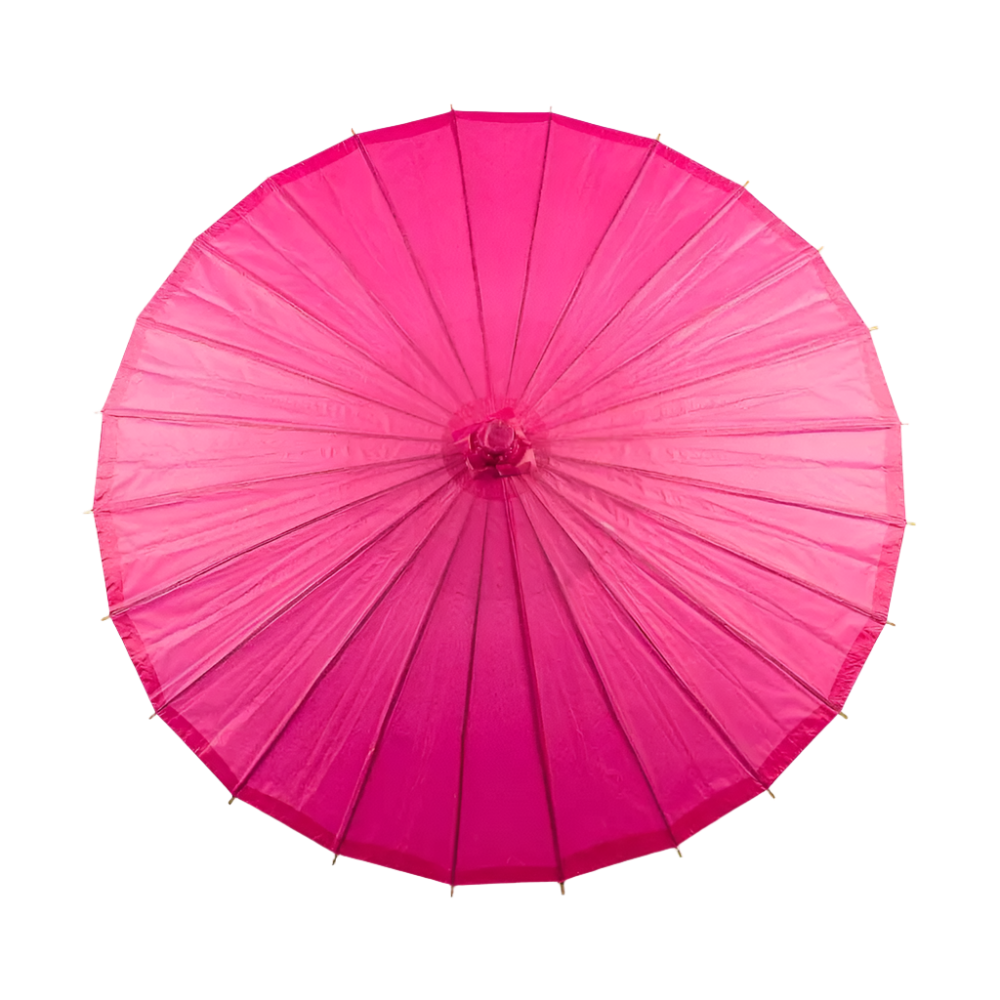 Fuchsia Paper Parasol for weddings, outdoor events, and sun protection