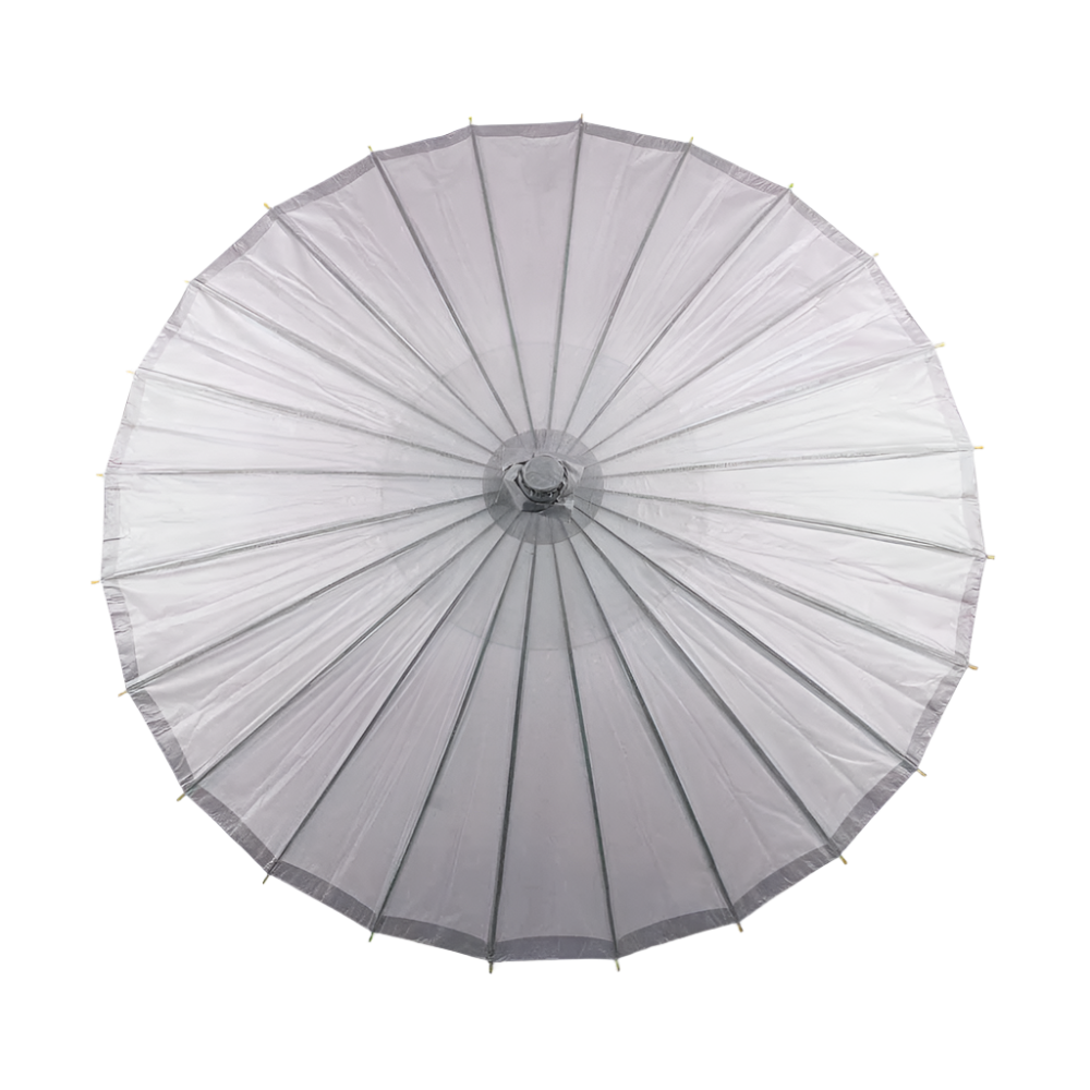 Gray Paper Parasol for weddings, outdoor events, and sun protection