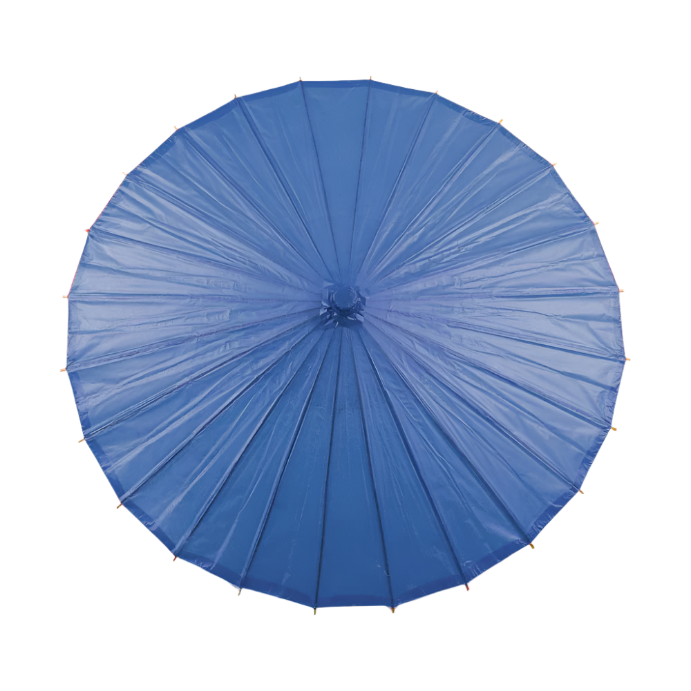 Navy Paper Parasol for weddings, outdoor events, and sun protection