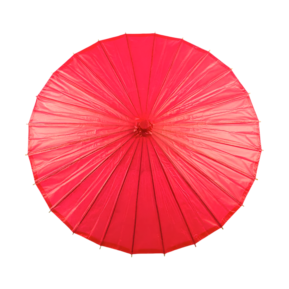 Red Paper Parasol for weddings, outdoor events, and sun protection