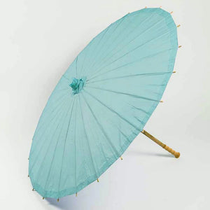 Teal Paper Parasol