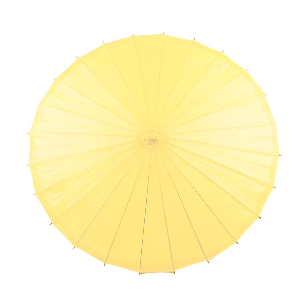 Lemon Yellow Paper Parasol