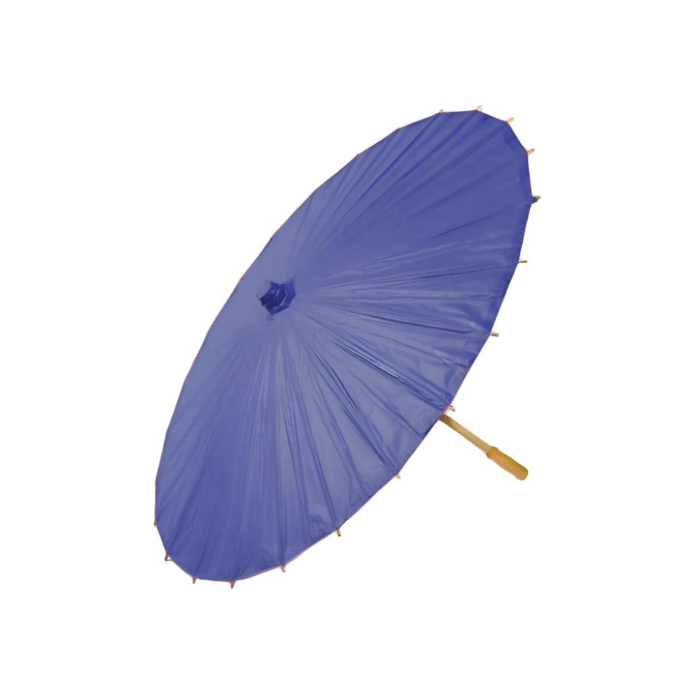 Navy Blue Paper Parasol