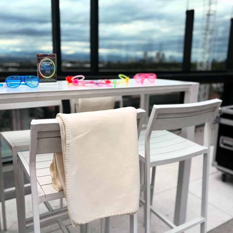 Cream Fleece Blanket (Rental) event photo 4