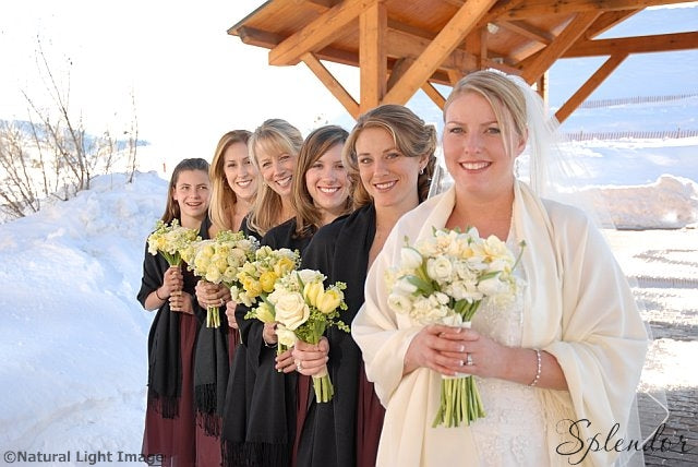 Ivory Pashmina Shawl (Rental) event photo 6