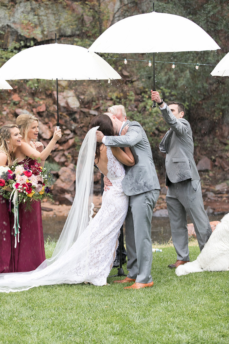 White Large 16-Panel Umbrella (Rental) event photo 4