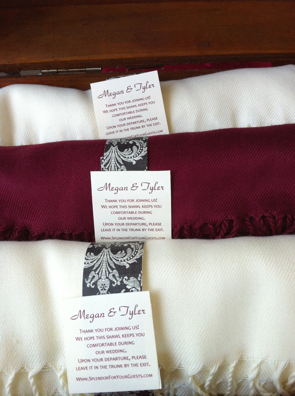 Ivory Pashmina Shawl (Rental) event photo 10