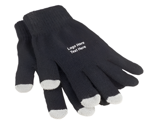 Black Texting Gloves