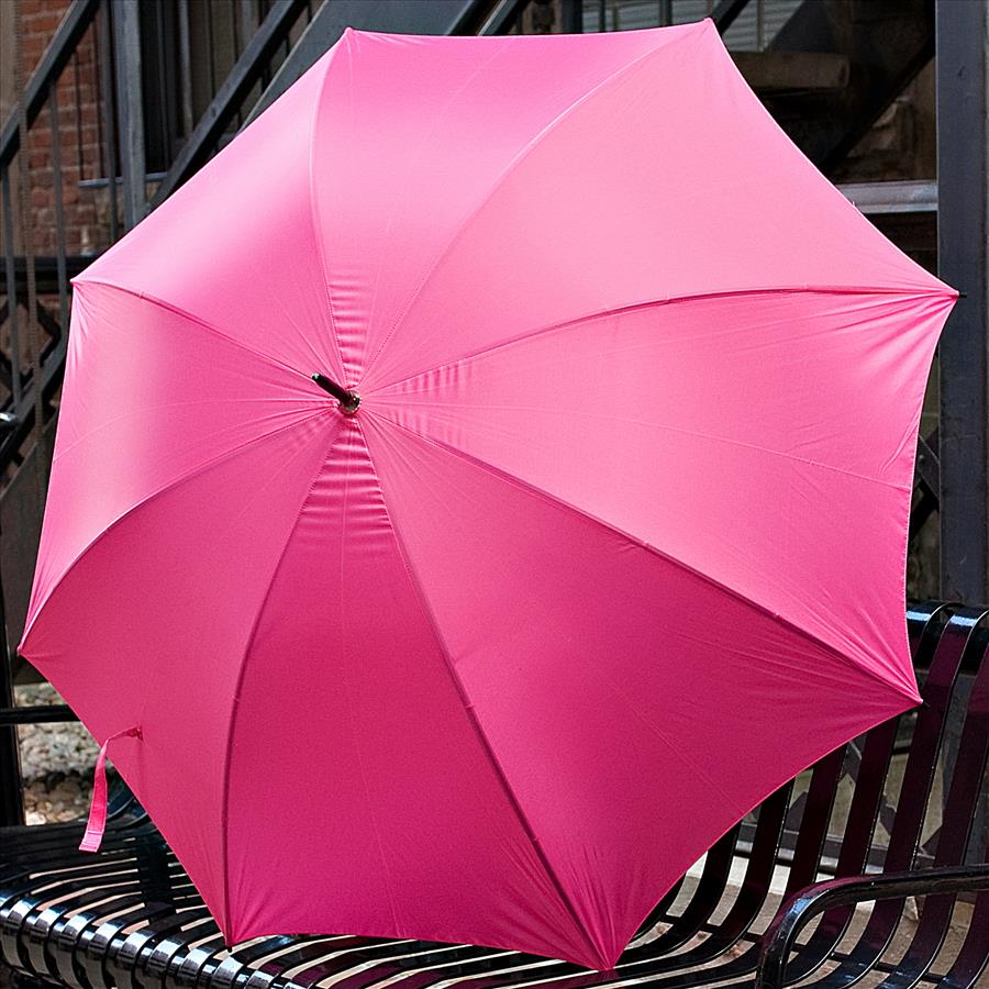 Fuchsia Large 8-Panel Umbrella