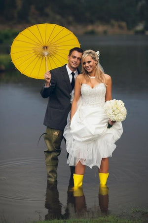 Yellow Paper Parasol