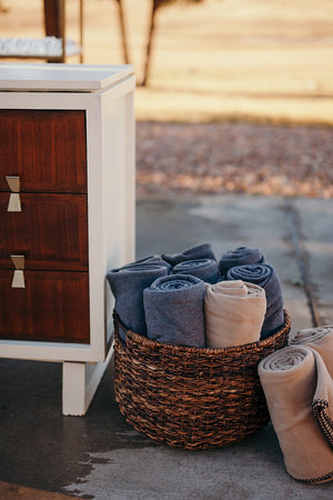 Tan Fleece Blanket