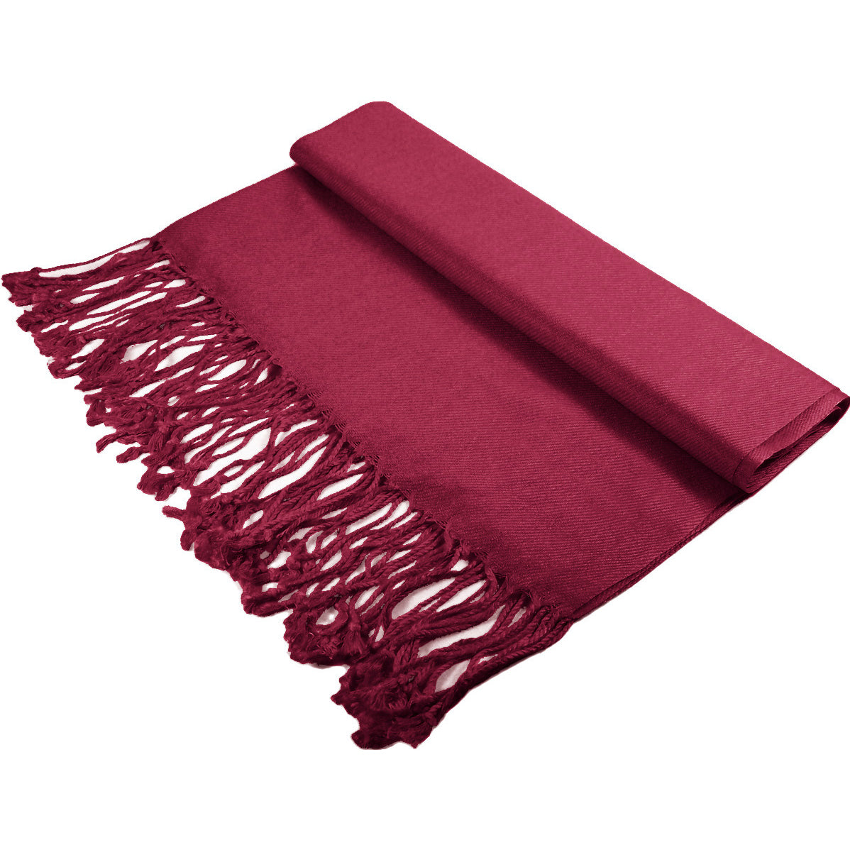 Wine Lightweight Pashmina Shawl – Soft, Elegant Wrap for Every Occasion