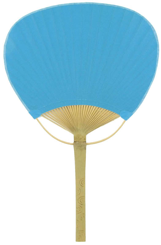 Turquoise Paddle Fan (10 pack)
