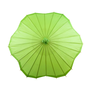 Green Scalloped Parasol