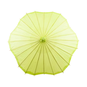 Light Lime Scalloped Parasol