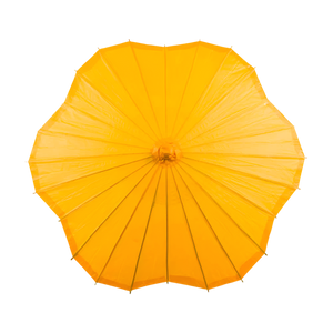 Orange Scalloped Parasol