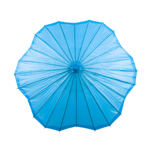 Turquoise Scalloped Parasol