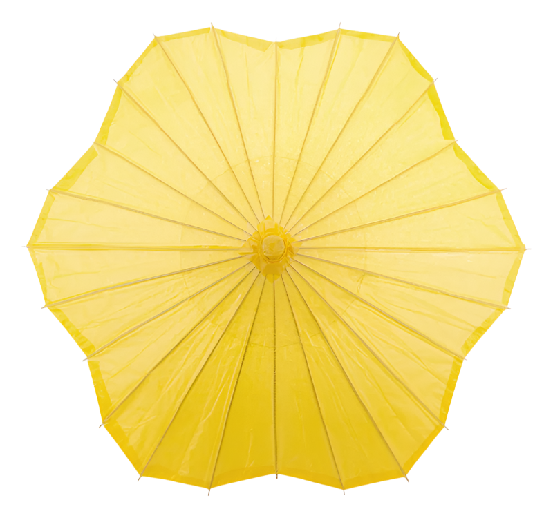 Yellow Scalloped Parasol