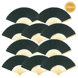 Black Silk Fan