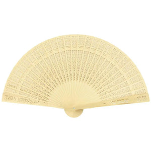 Natural Wood Fan