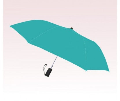 Teal Small 8-Panel Folding Umbrella