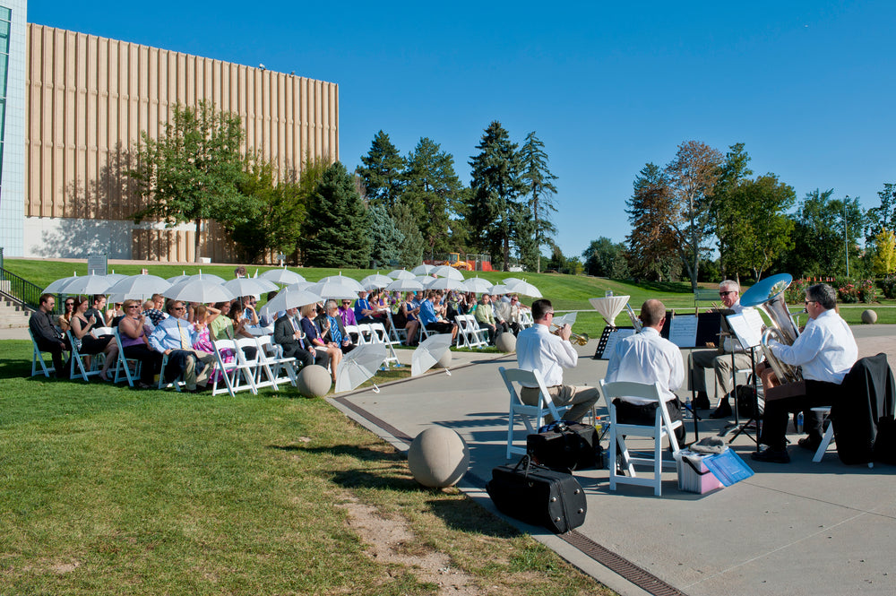 White Small 8-Panel Umbrella (Rental) event photo 3