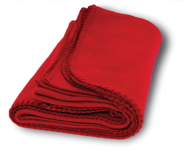 Alpine Fleece Value Blanket, Red