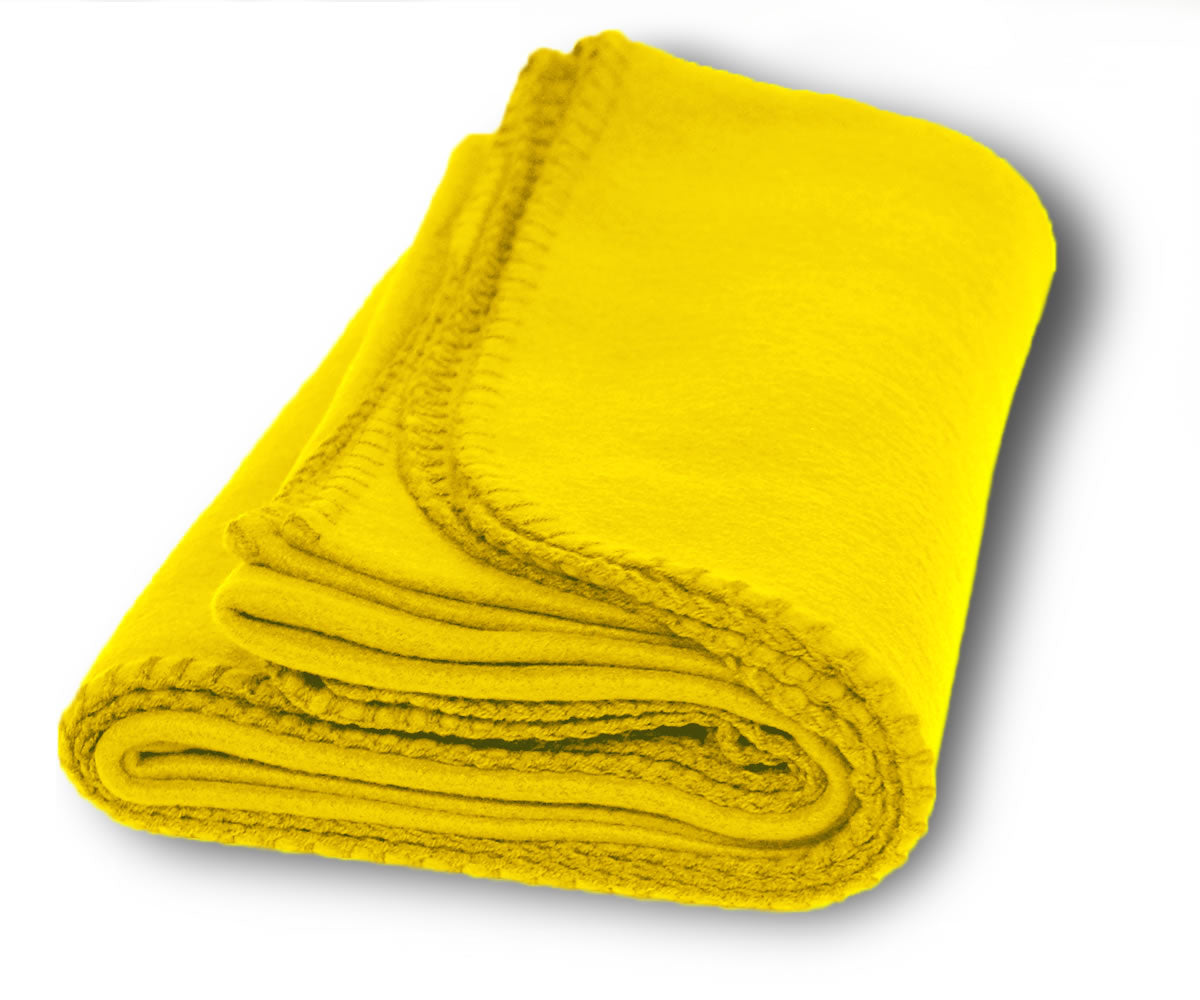 Yellow Fleece Blanket