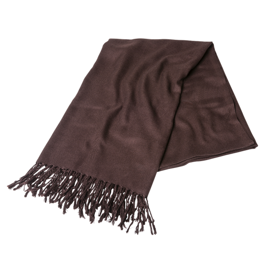 Chocolate pashmina shawl – soft, elegant wrap perfect for weddings, guests, and outdoor events.