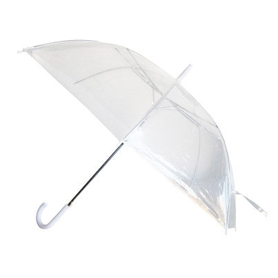 Clear classic umbrella – photo-friendly, weather-ready, and perfect for weddings, photoshoots, and events.