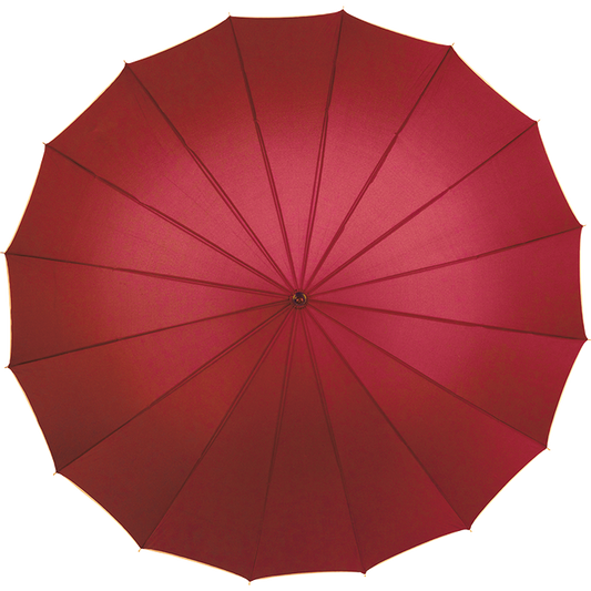 Red umbrella for weddings