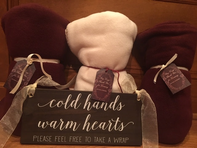 Cream Fleece Blanket (Rental) event photo 1