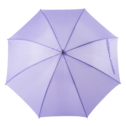 Lilac large 8-panel umbrella – elegant and colorful for weddings, outdoor events, and photo shoots.