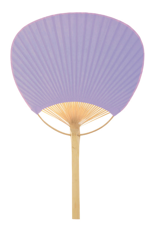 Lavender Paddle Fan