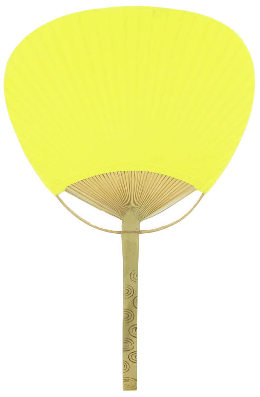 Yellow Paddle Fan (10-pack)