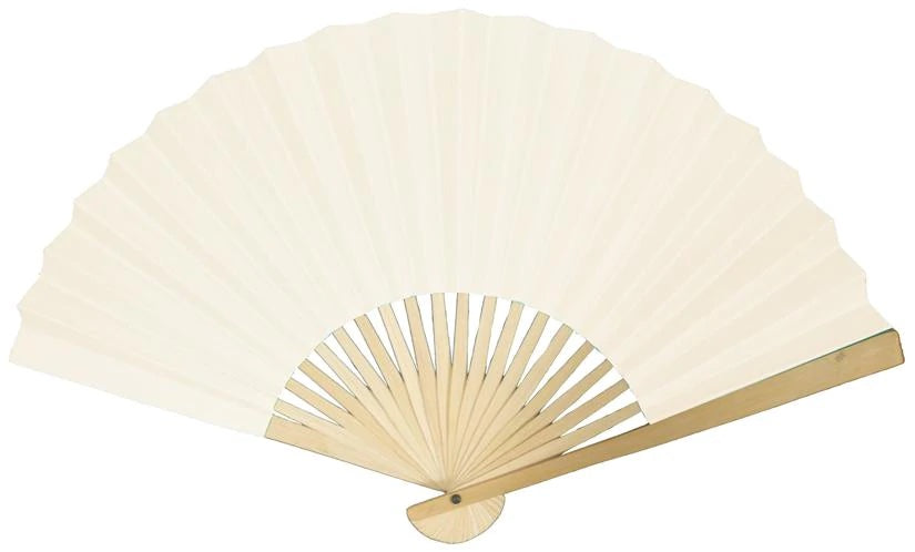 White Paper Folding Fan