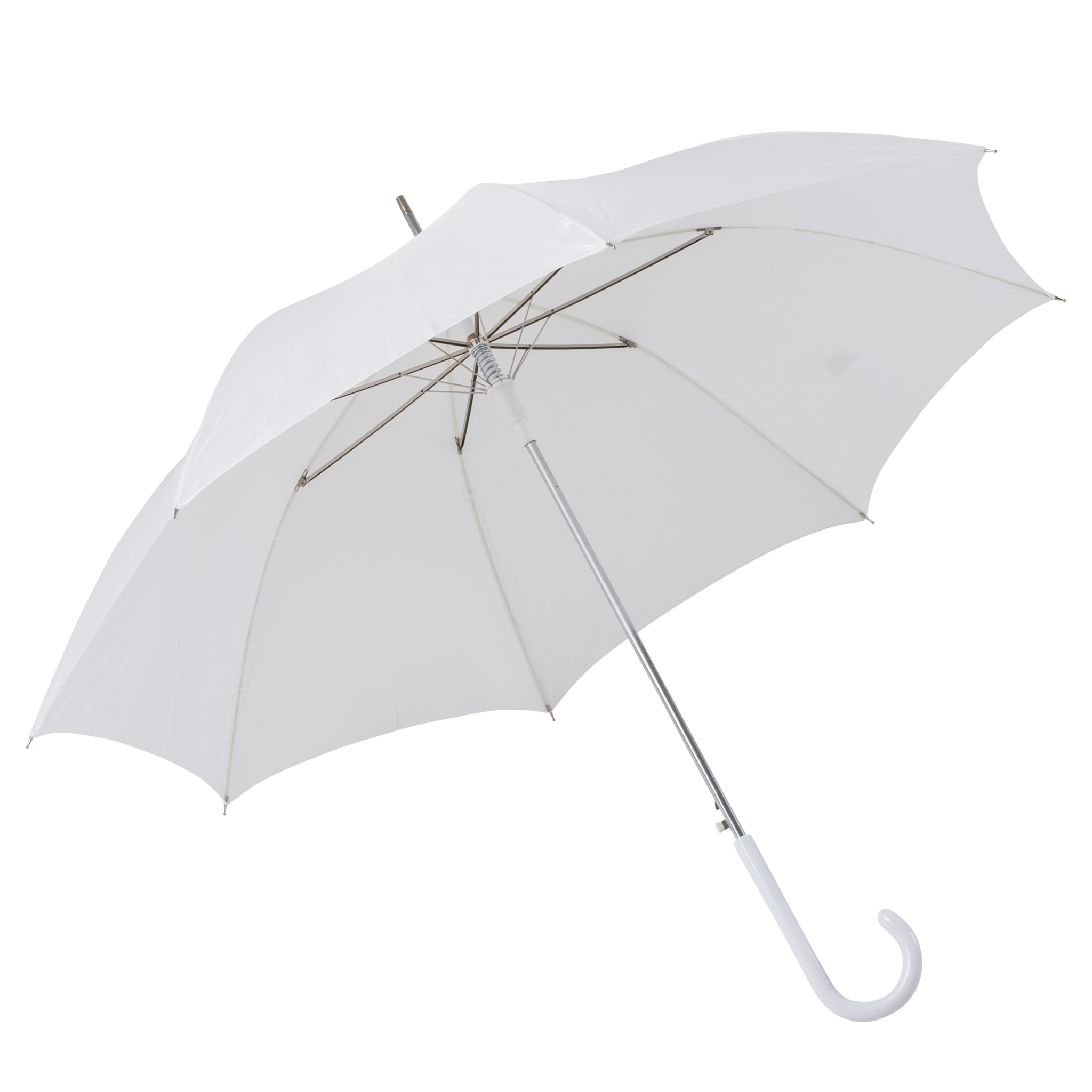 Small shop white umbrella