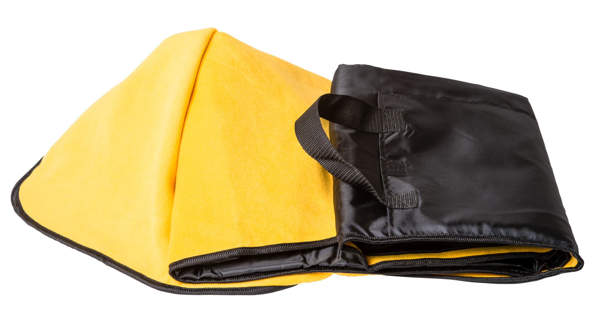 Yellow picnic blanket for outdoor adventures, beach trips, and park gatherings.